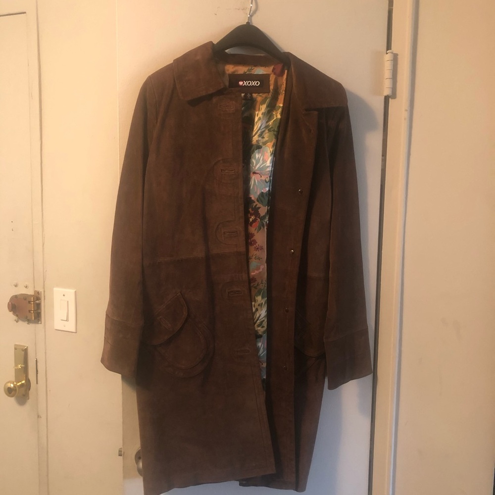 Suede Trench Coat Women’s